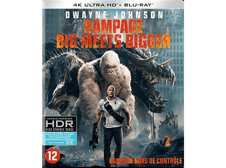 Rampage - Big Meets Bigger 4k Ultra Hd Blu-ray