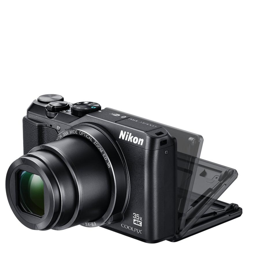 Cámara - Nikon Coolpix A900, 20.3 Mpx, Grabación 4K UHD, SnapBridge, Negro
