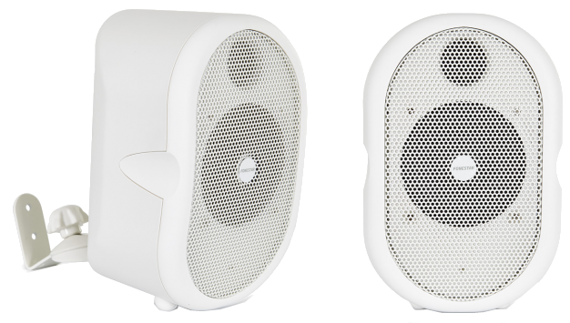 Altavoces - Fonestar Ambient-20BA, 2 unidades, 40 W, Autoamplificados, Blanco