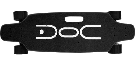 Monopatín eléctrico - Nilox Doc Skate Plus, Bluetooth, 4400 mAh, 200W, Negro