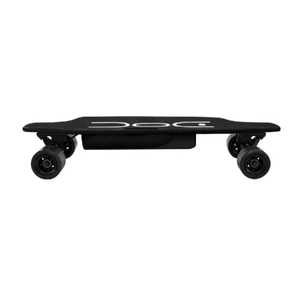 Monopatín eléctrico - Nilox Doc Skate Plus, Bluetooth, 4400 mAh, 200W, Negro