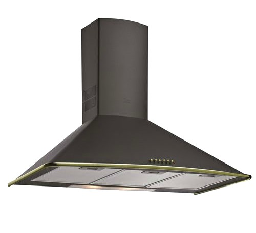 Campana - Teka DMR 975, Decorativa, 4 velocidades, LED, 603 m³/h, 90 cm, A, Negro