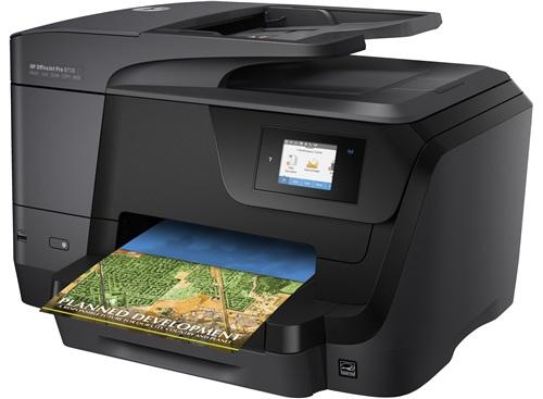 Impresora multifunción - HP OfficeJet Pro 8718, Doble cara automático, WiFi, Ethernet, USB