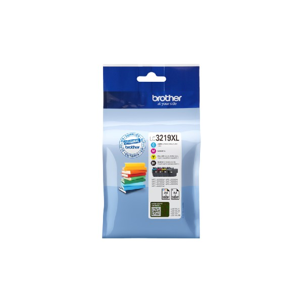 Pack 4 Cartuchos de tinta original brother lc3219xl val negro 3.000 negro1.500 lc3219xlval juego cian magenta y amarillo para las impresoras mfcj5330dw mfcj5730dw mfcj5930dw mfcj6530dw mfcj6930dw mfcj6935dw lc3219