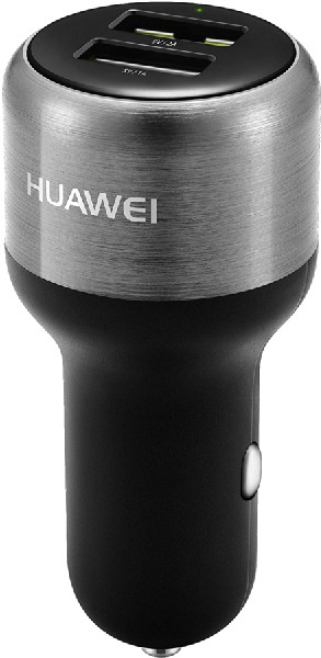 Cargador de coche - Huawei 245231, Dual, USB, Negro