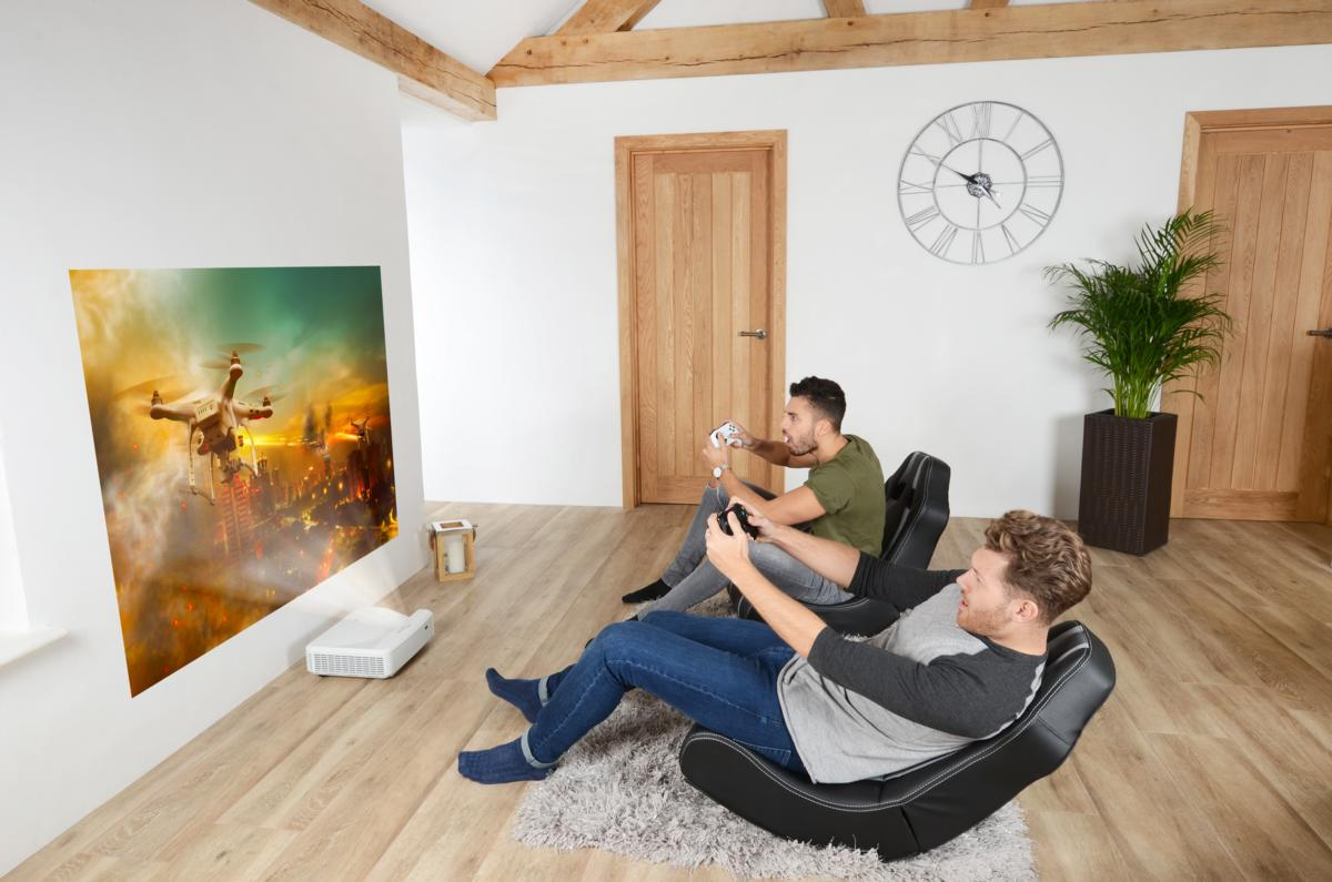 Proyector - Optoma GT5500+, Full HD, 3600 lúmenes, Lente Ultra-Corta, Blanco