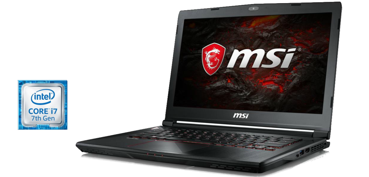 Portátil gaming - MSI GS43VR 7RE(Phantom Pro)-203XES, 14" Full HD, Intel® Core i7-7700HQ, 8 GB