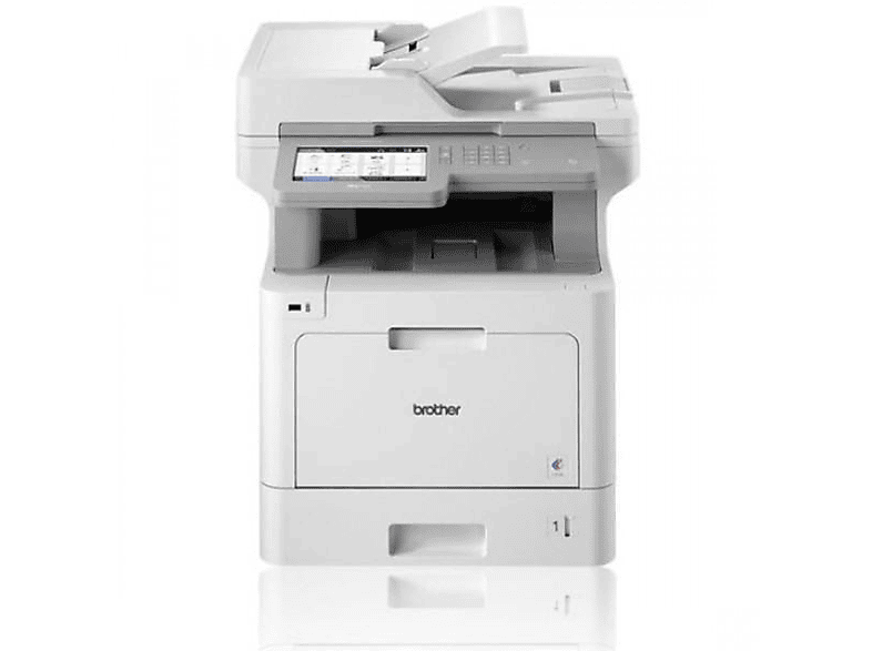 Impresora multifunción láser - Brother MFC-L9570CDW, 4 en 1, 31 ppm, Pantalla táctil, WiFi, Blanco