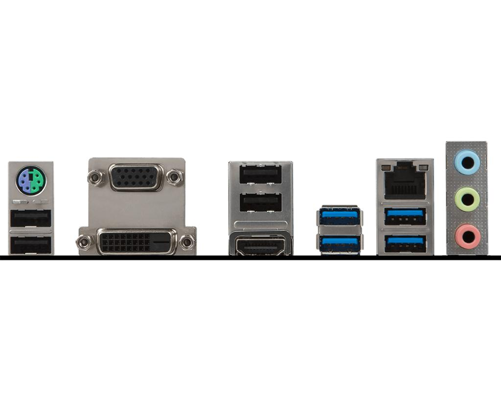 Placa base - MSI B350M PRO-VDH, AMD B350, Socket AM4, Micro ATX