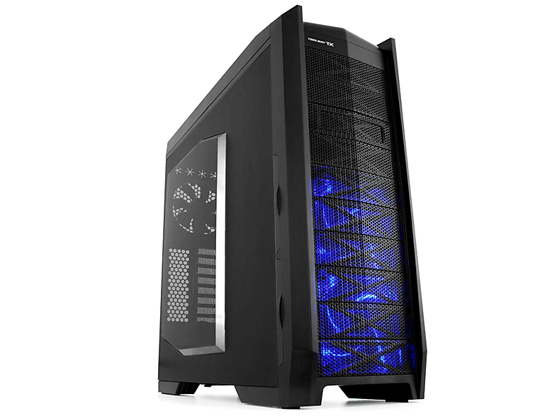 NOX NXCBAYTX Midi-Tower Negro carcasa de ordenador