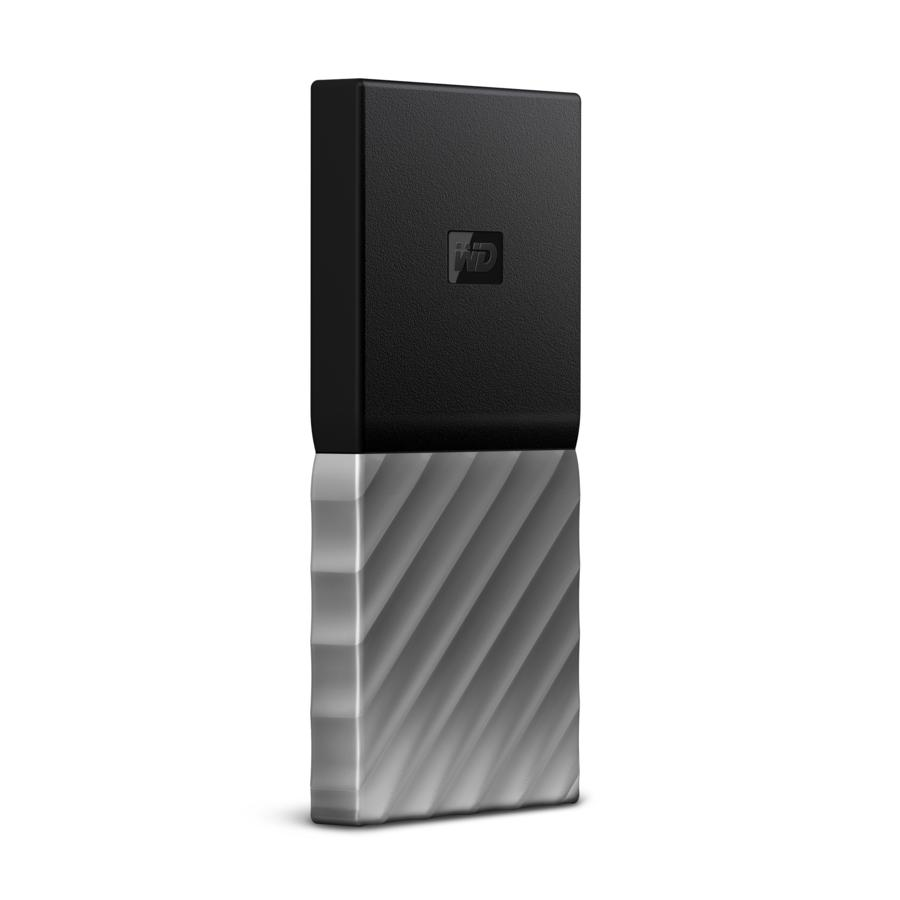 Disco duro de 1TB - WD My Passport SSD, 2.5", USB 3.1, Cifrado, Externo, Plata y negro