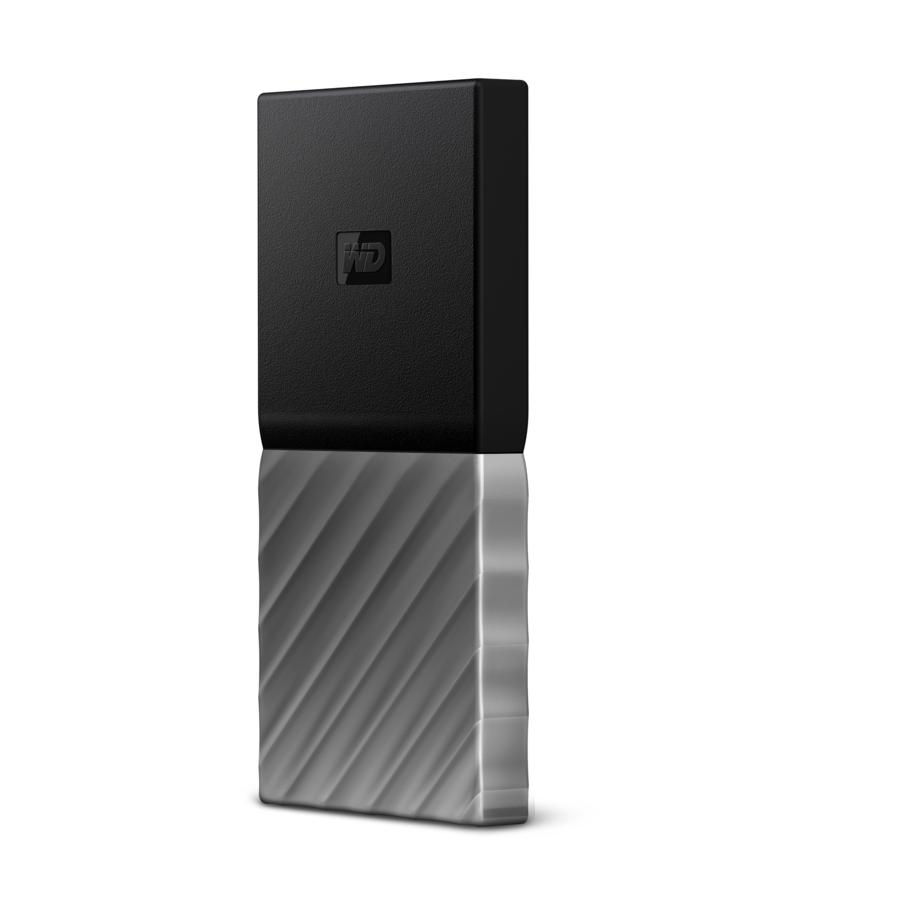 Disco duro de 1TB - WD My Passport SSD, 2.5", USB 3.1, Cifrado, Externo, Plata y negro