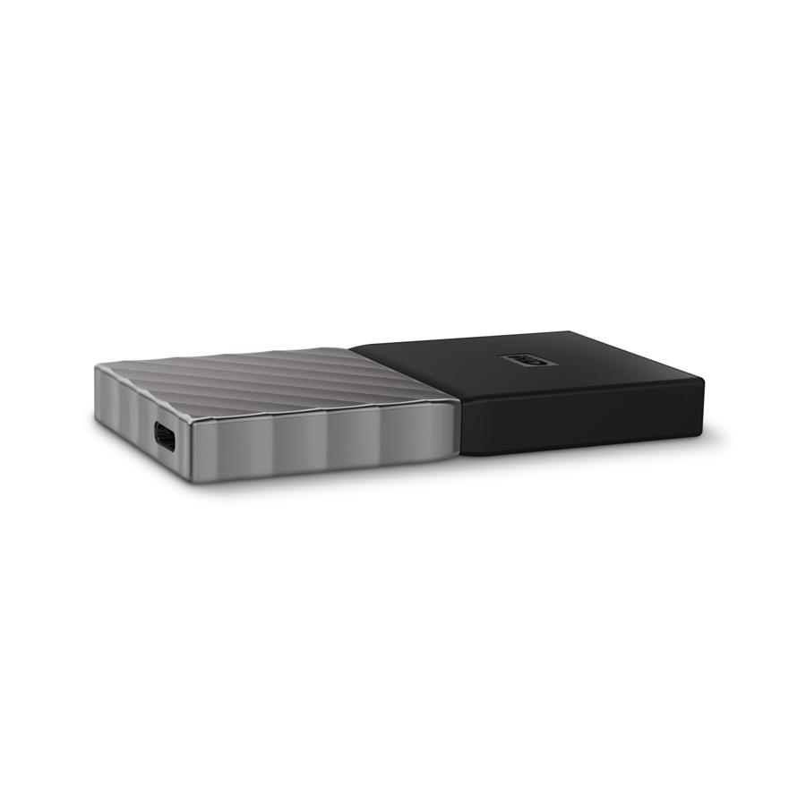Disco duro de 1TB - WD My Passport SSD, 2.5", USB 3.1, Cifrado, Externo, Plata y negro
