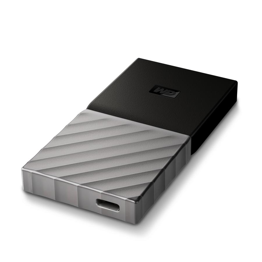 Disco duro de 1TB - WD My Passport SSD, 2.5", USB 3.1, Cifrado, Externo, Plata y negro