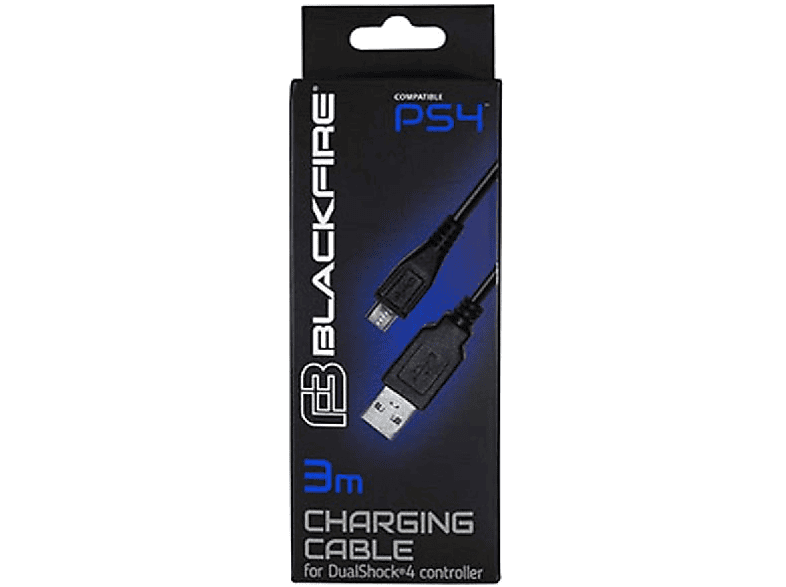 Accesorio PS4  Ardistel DUALSHOCK 4, Cable de carga USB a MicroUSB, 3 m