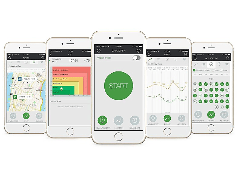 Monitor de presión arterial | Qardio Wireless para iOS y Android