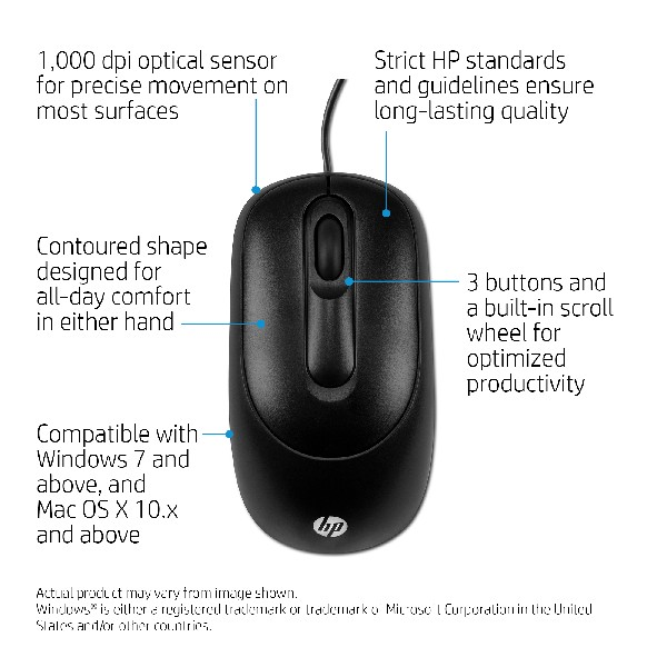HP X900 Kablolu Fare