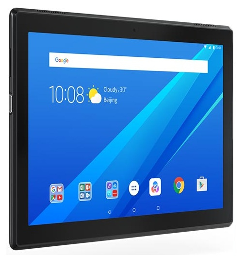 Tablet - Lenovo Tab 4 10.1", 16GB, Dolby Atmos, Android Nougat, IPS HD, Negro pizarra