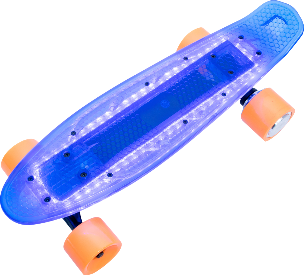 Monopatín eléctrico - SK8 Air, 2 velocidades, 10Km, Azul