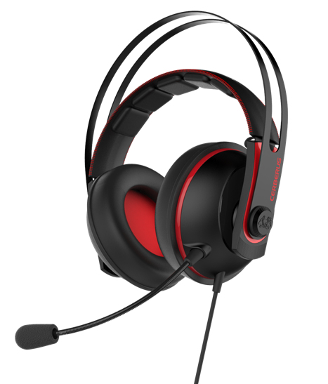 ASUS 90YH015R-B1UA00 CERBERUS V2 RED Gaming Kulaklık