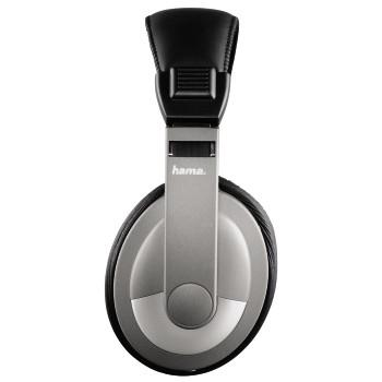 Auriculares con cable - Hama AH-100 Binaurale Diadema Negro, Plata auricular con micrófono