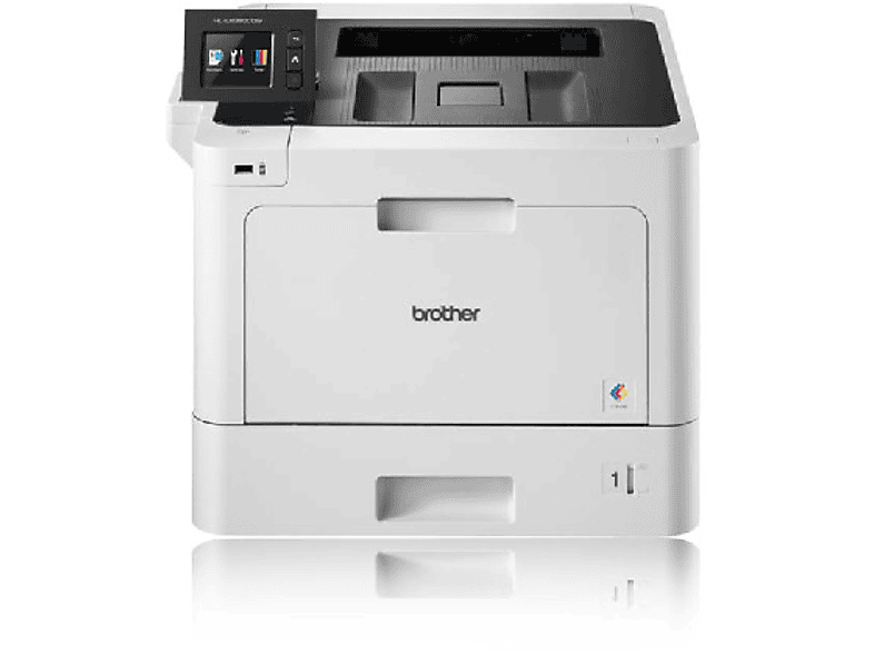 Impresora láser - Brother HL-L8630CDW, 31ppm, Color, WiFi Direct, Gris