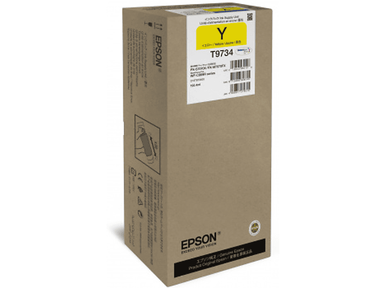 Cartucho de tinta | EPSON EPSON Epson T9734 192.4ml 22000páginas Amarillo