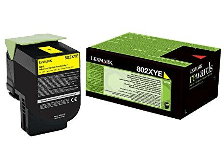 Cartucho de tinta | Lexmark 80C2XYE Cartucho 4000páginas Amarillo tóner y Cartucho de tinta