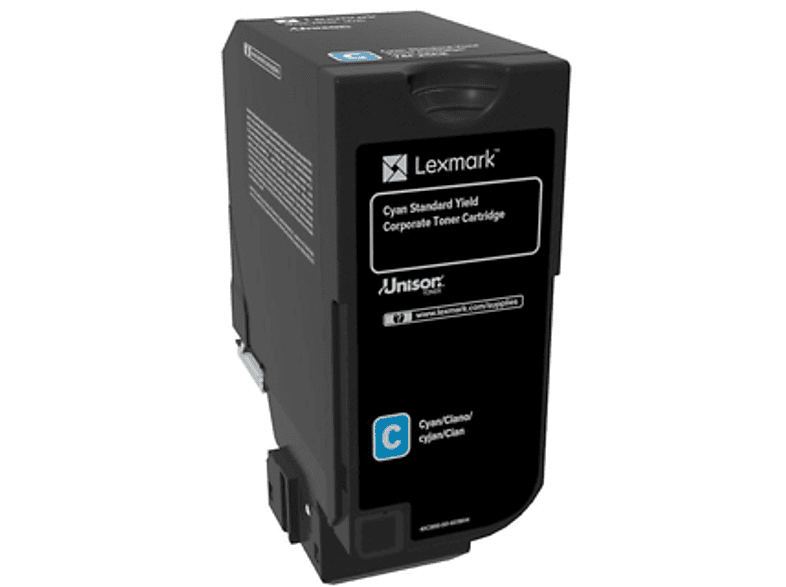 Cartucho de tinta | Lexmark 74C2SCE Cartucho Cian tóner y Cartucho de tinta