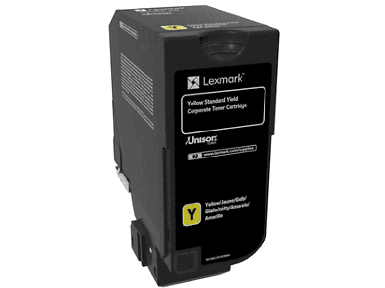 Cartucho de tinta | Lexmark 74C2SYE Cartucho Amarillo tóner y Cartucho de tinta