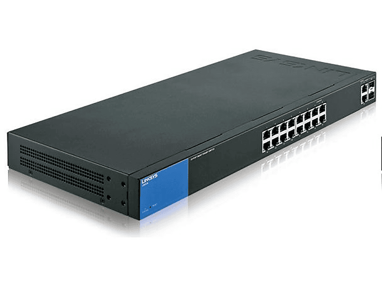 Linksys LGS318P Gestionado Gigabit Ethernet (10/100/1000) Energía sobre Ethernet (PoE) Negro