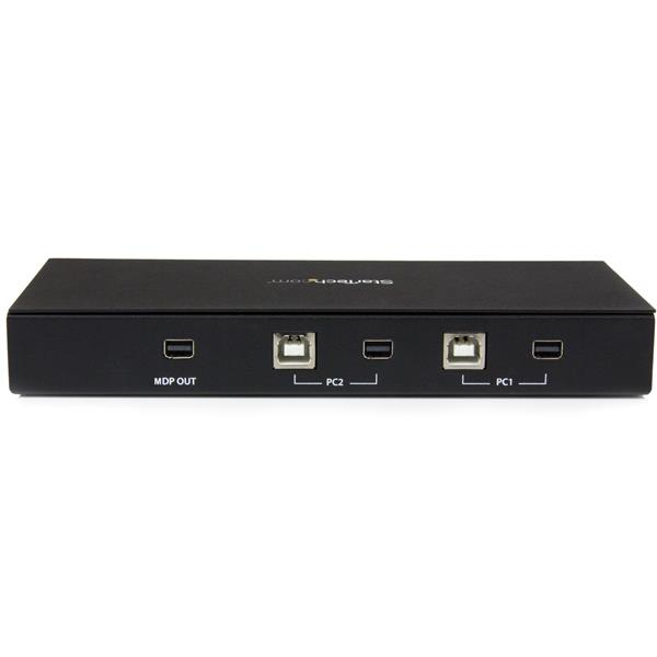 Switch KVM - StarTech.com SV231MDPU2 Switch Conmutador KVM 2 Puertos Mini DisplayPort USB 4K