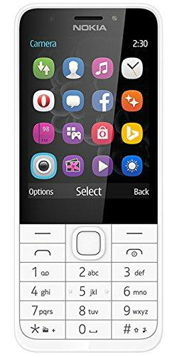 Móvil - Nokia 230 DS, Dual SIM, 2 Mpx, 2.8" LCD, Bluetooth, Blanco