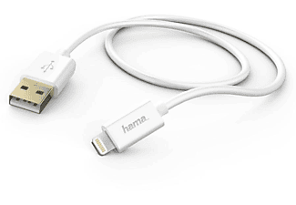 Cable - Hama 00173640, 1.5m, Lightning/USB, Blanco