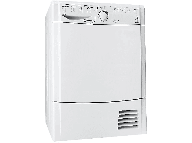 Secadora - Indesit EDPA 745 A1 ECO, Bomba de calor, 7 kg, Inicio diferido, A+, Blanco