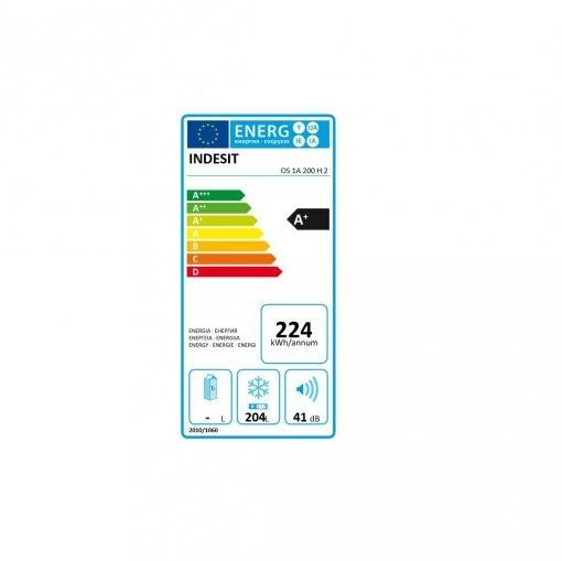 Congelador horizontal - Indesit OS 1A 200 H2, 204 L, 41 dB, Blanco