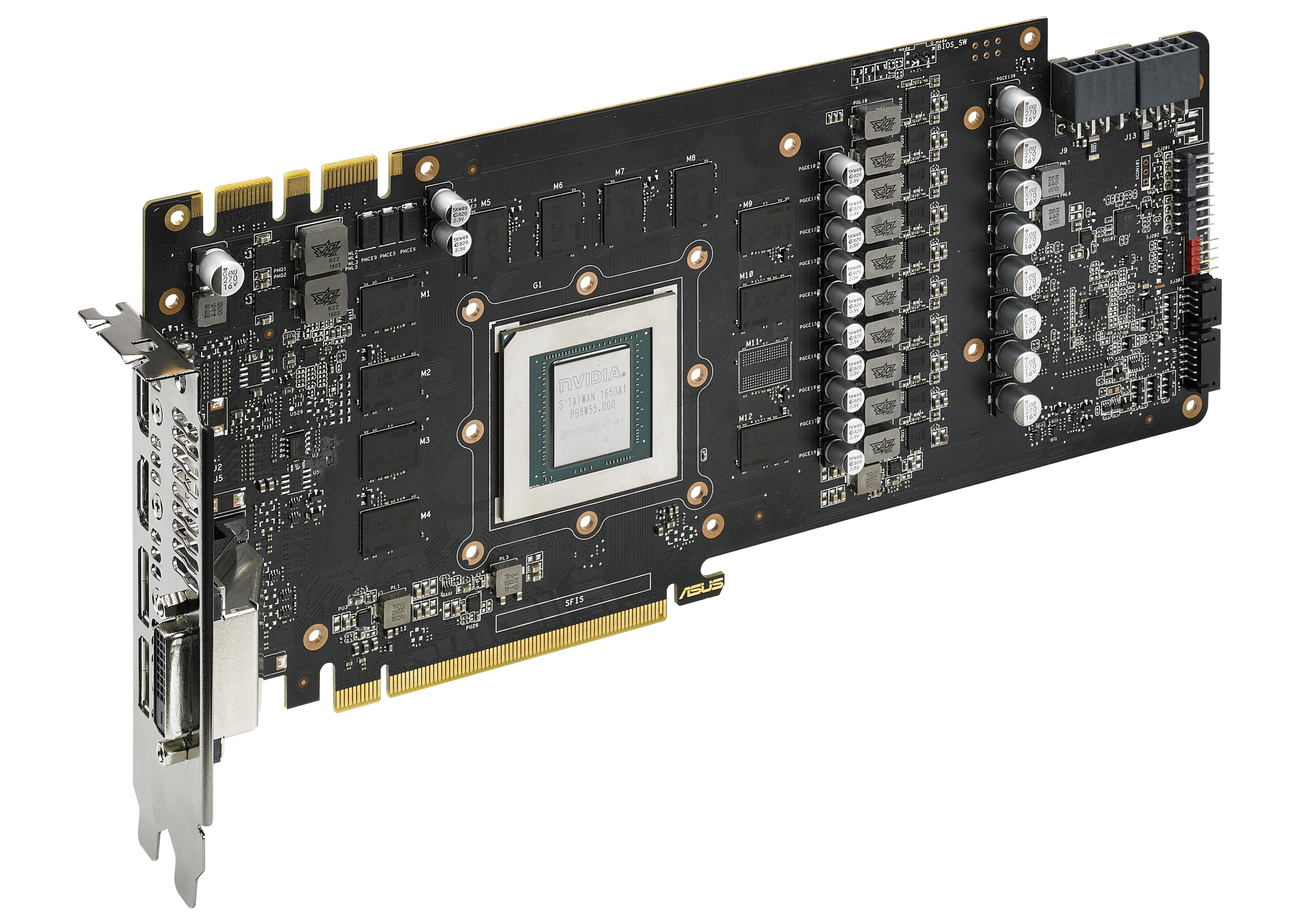 Tarjeta gráfica - ASUS Rog Strix GeForce GTX 1080 TI O11G, Nvidia Pascal, 11GB, GDDR5X
