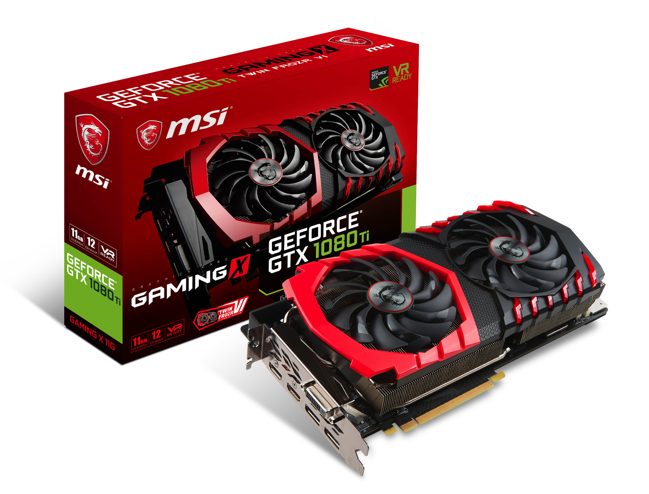Tarjeta Gráfica - MSI GTX 1080Ti Gaming X 11GB GDDR5X