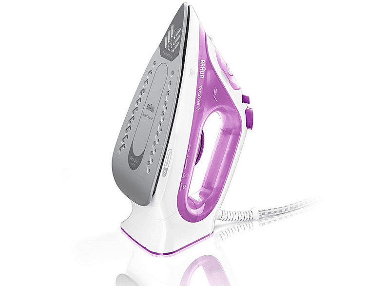 Braun SI 3030 PU Texstyle 3 Dampfbügeleisen (2300 Watt, Rosa) — Foto 2 von 2