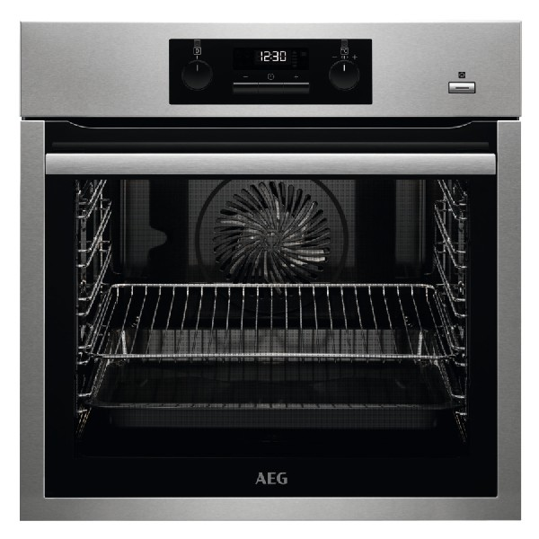 Horno - AEG BPS351120M, Función Vapor, Pirolítico, Grill, 60 cm, Inox