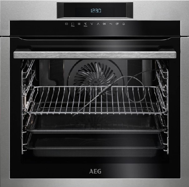 Horno - AEG BPE742320M, 71 l, Multifunción, Pirolítico, Sonda Térmica, 16 funciones, 60 cm, Inox