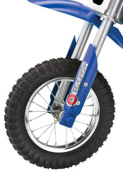 Minimoto eléctrica - Razor Dirt Rocket MX350, Velocidad máxima 22.5 Km/h, Peso máximo 64 Kg,