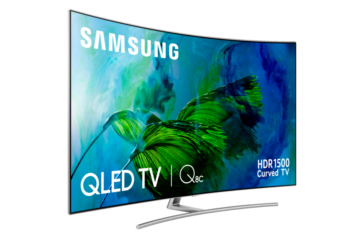 TV QLED 75" - Samsung QE75Q8CAMTXXC, Ultra HD 4K, HDR 1500, Curvo