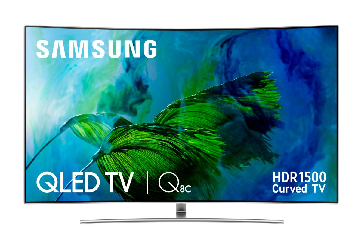 TV QLED 75" - Samsung QE75Q8CAMTXXC, Ultra HD 4K, HDR 1500, Curvo