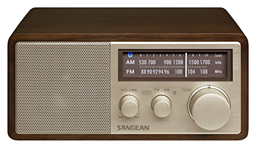 Radio portátil - Sangean WR-11 BT, Analógica, FM, AM, Bluetooth, 7W, Nogal