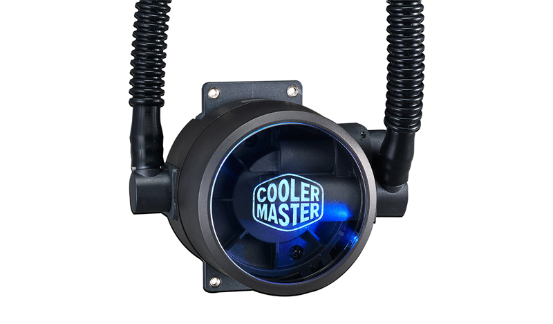 Ventilador de CPU - Cooler Master MasterLiquid Pro 120, LED azul, 6-30 dBA
