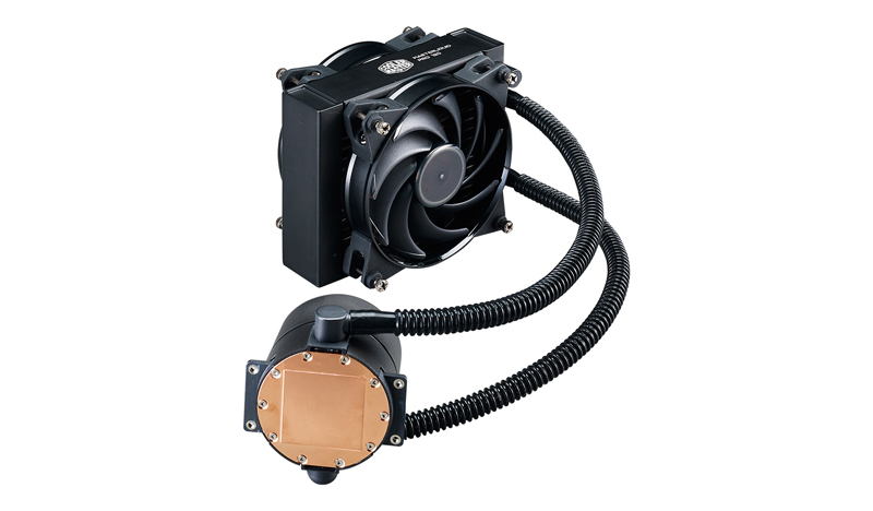 Ventilador de CPU - Cooler Master MasterLiquid Pro 120, LED azul, 6-30 dBA