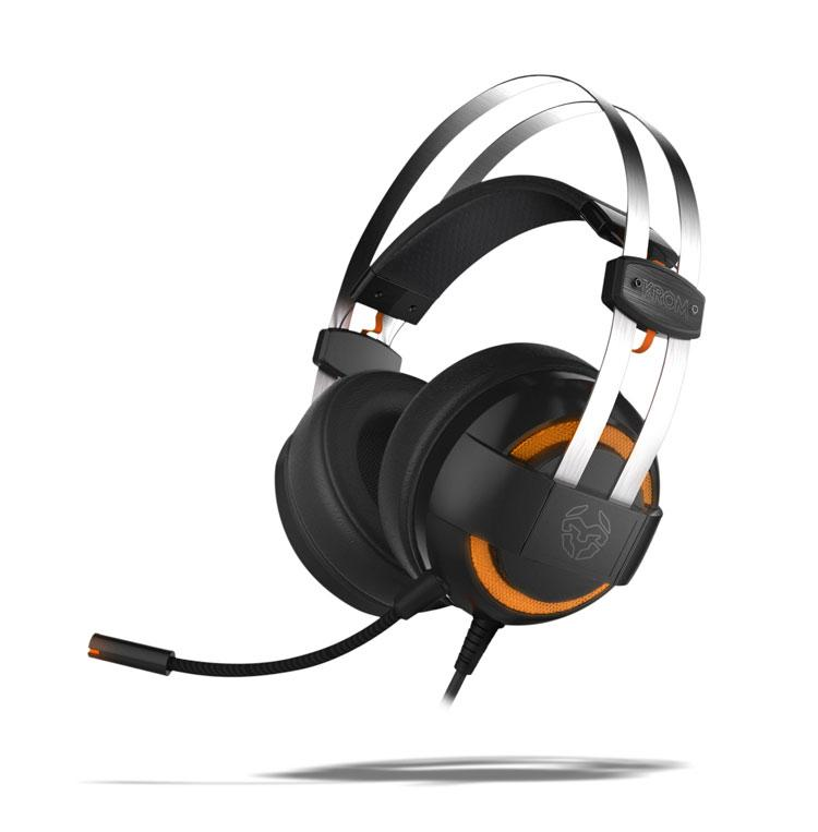 Auriculares gaming - Krom Kode, De diadema, Con cable, Multiplataforma, Micrófono, Negro