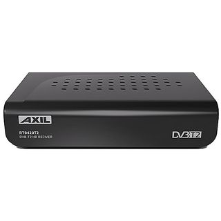 Sintonizador TDT - Axil RT 0420 T2, Grabador USB, Función Timeshift, DVB-T2 (TDT2)