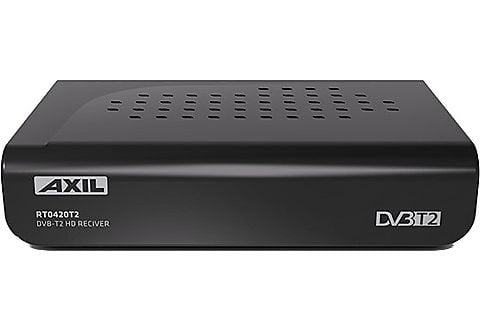 Receptor TDT  Axil RT 0420 T2, Grabador USB, Función Timeshift, DVB-T2  (TDT2)